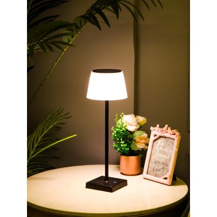 LED регулируема външна соларна лампа със сензор LED/4W/5V IP44 3600 mAh