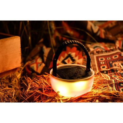 LED RGB Преносима соларна акумулаторна лампа с LED верига LED/10W/5V 3600 mAh IP65 3600 mAh