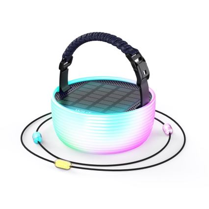 LED RGB Преносима соларна акумулаторна лампа с LED верига LED/10W/5V 3600 mAh IP65 3600 mAh