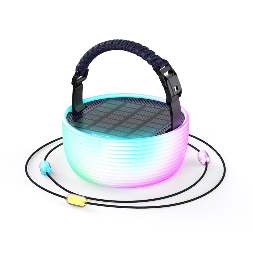 LED RGB Преносима соларна акумулаторна лампа с LED верига LED/10W/5V 3600 mAh IP65 3600 mAh