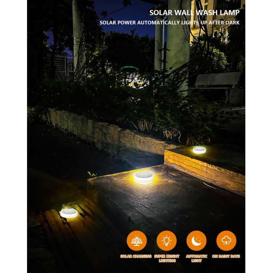 LED Екстериорен соларен осветление със сензор LED/0,4W/3,2V IP54