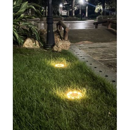 К-кт 4x LED Екстериорна лампа със соларен сензор LED/0,048W/2V IP68