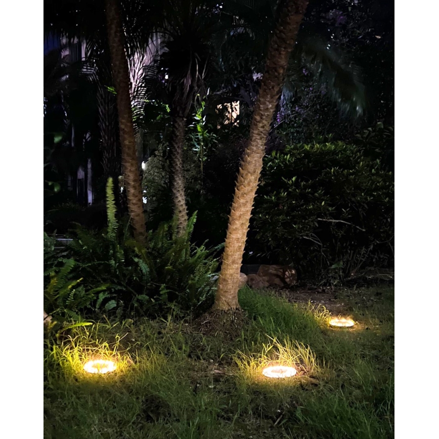 К-кт 4x LED Екстериорна лампа със соларен сензор LED/0,048W/2V IP68