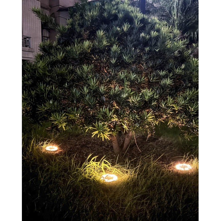 К-кт 4x LED Екстериорна лампа със соларен сензор LED/0,048W/2V IP68