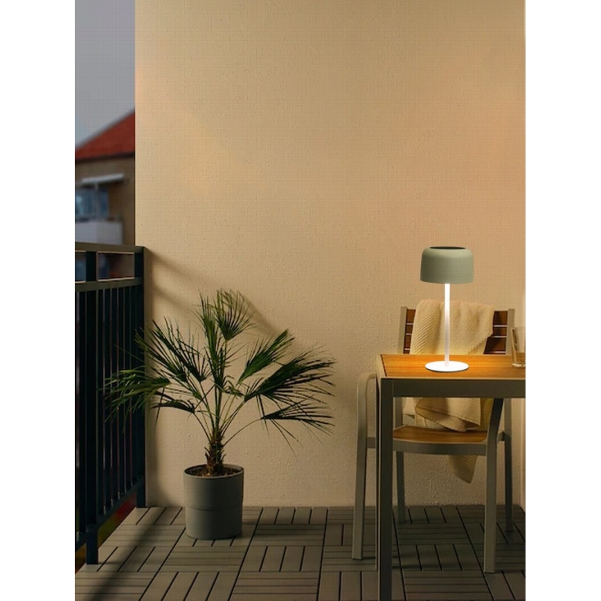 LED регулируема външна соларна лампа LED/4W/5V 3600mAh IP44