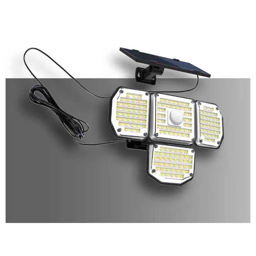 LED Соларен аплик със сензор LED/5W/5,5V 3000K/6500K IP44 1200 mAh