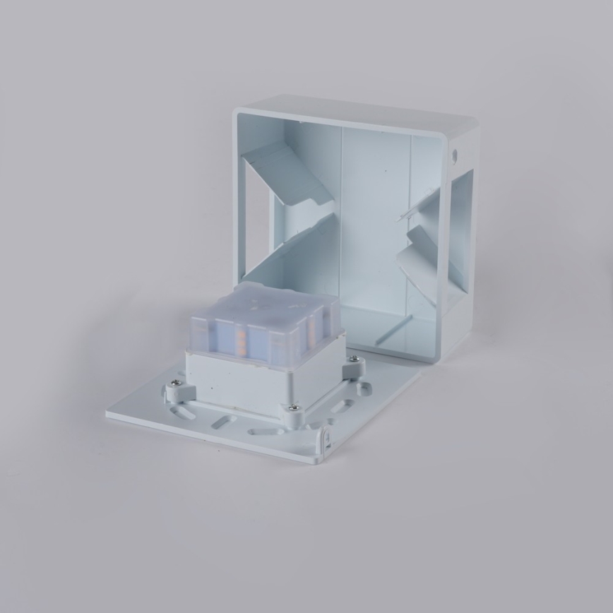 LED външно стенно осветително тяло LUXLINE 6W/230V 3000K IP54 бяло