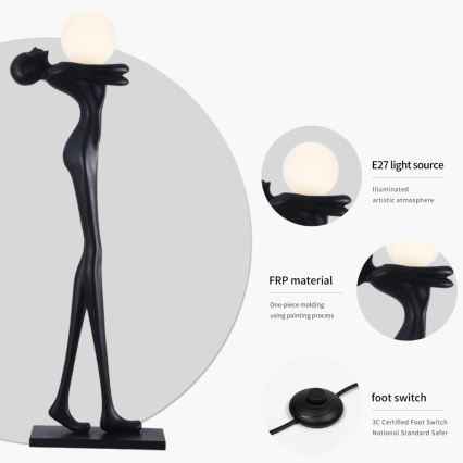 Подова лампа SILUETTE 1xE27/25W/230V 175 cm Human Woman