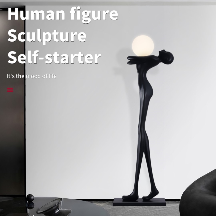 Подова лампа SILUETTE 1xE27/25W/230V 175 cm Human Woman