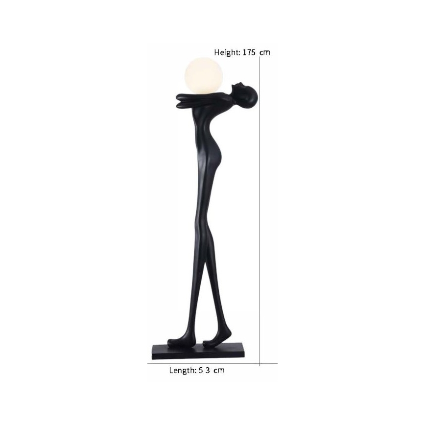 Подова лампа SILUETTE 1xE27/25W/230V 175 cm Human Woman