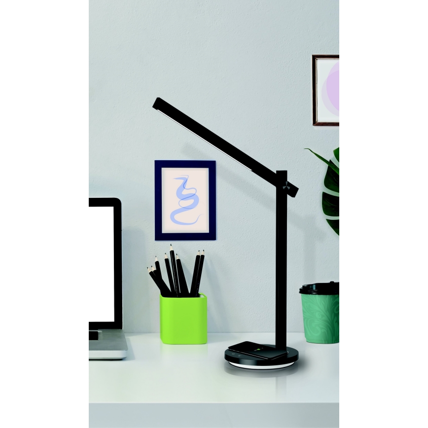 LED Димируема настолна лампа с безжично зареждане QI BEAM LED/18W/230V 2800K/4000K/5000K