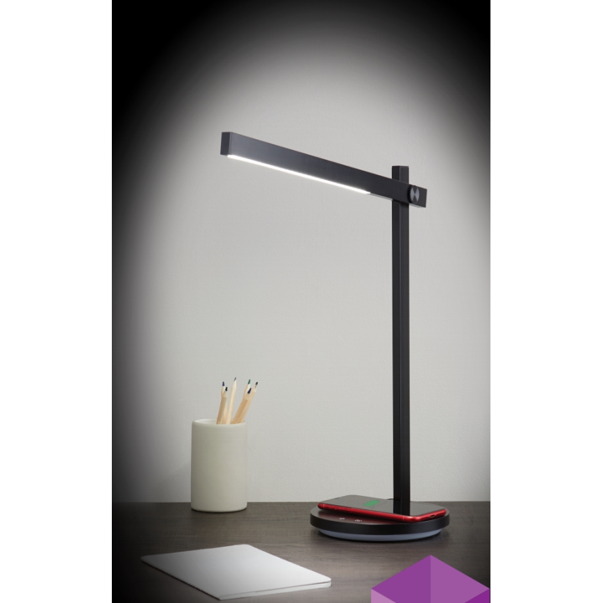 LED Димируема настолна лампа с безжично зареждане QI BEAM LED/18W/230V 2800K/4000K/5000K