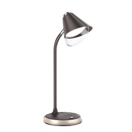 LED Димируема настолна лампа с безжично зареждане FINCH LED/9W/12/230V кафяв/златист