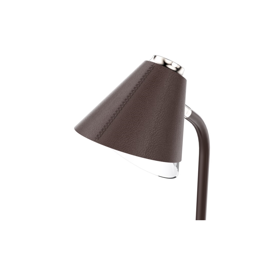 LED Димируема настолна лампа с безжично зареждане FINCH LED/9W/12/230V кафяв/златист