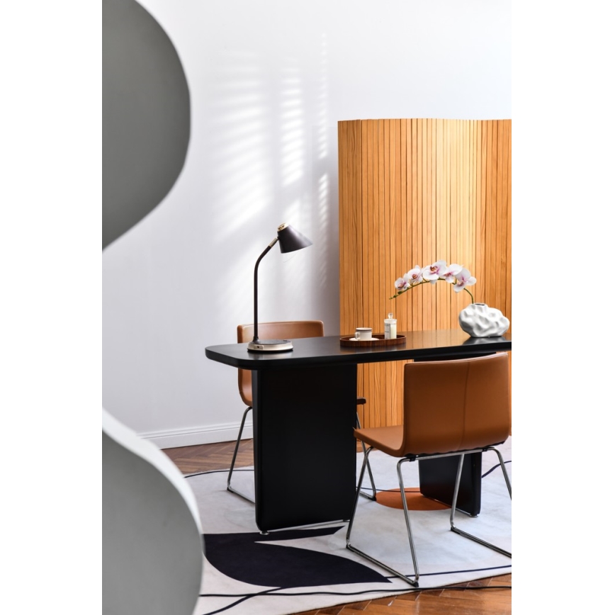 LED Димируема настолна лампа с безжично зареждане FINCH LED/9W/12/230V сив/лъскав хром
