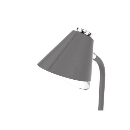 LED Димируема настолна лампа с безжично зареждане FINCH LED/9W/12/230V сив/лъскав хром
