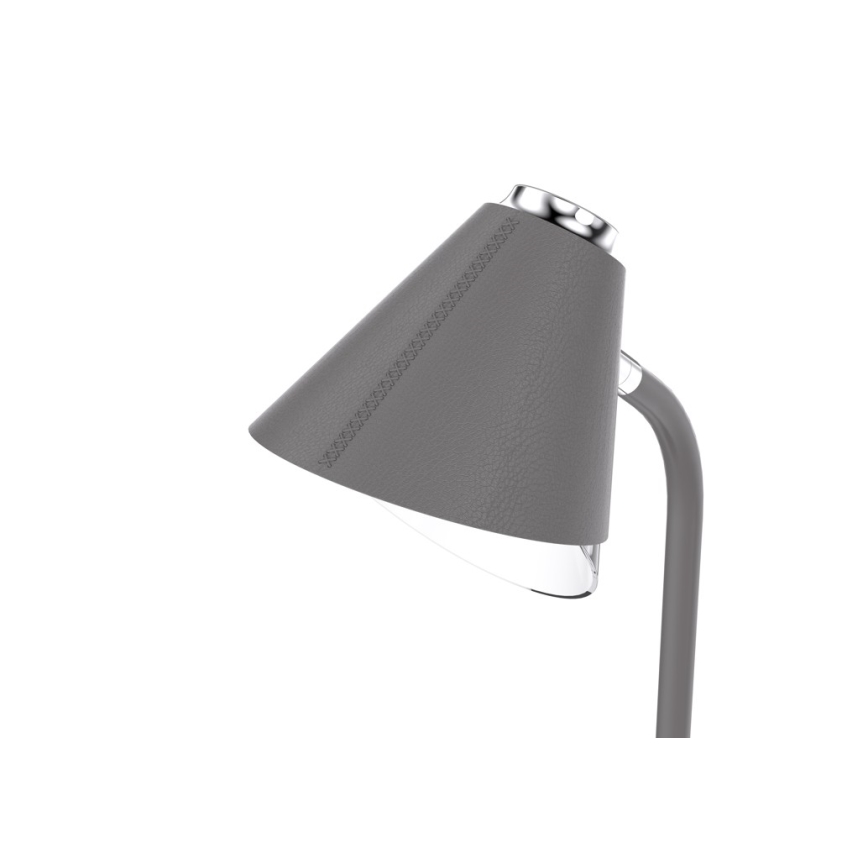 LED Димируема настолна лампа с безжично зареждане FINCH LED/9W/12/230V сив/лъскав хром