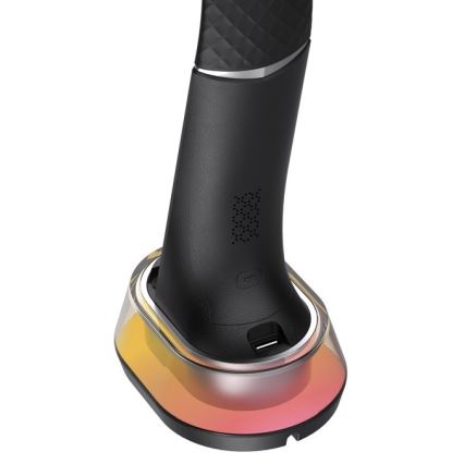 LED RGB Димируема настолна лампа с безжично зареждане CORELLA LED/7W/12/230V черен