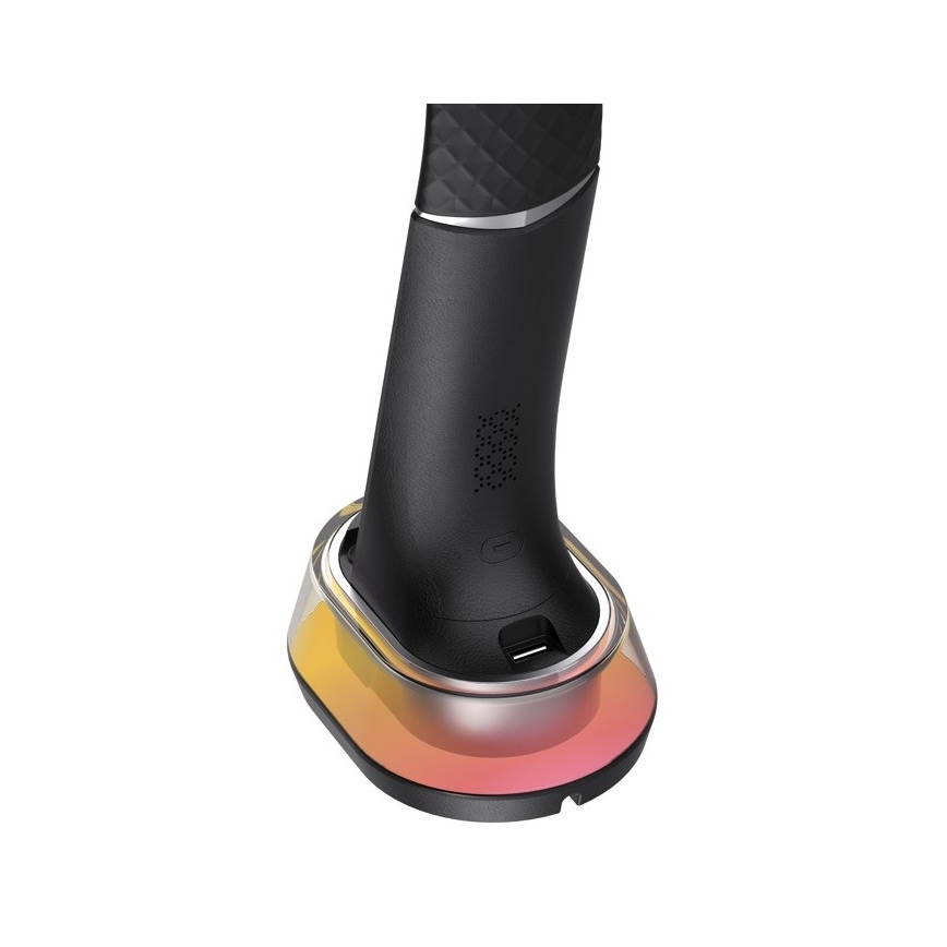 LED RGB Димируема настолна лампа с безжично зареждане CORELLA LED/7W/12/230V черен