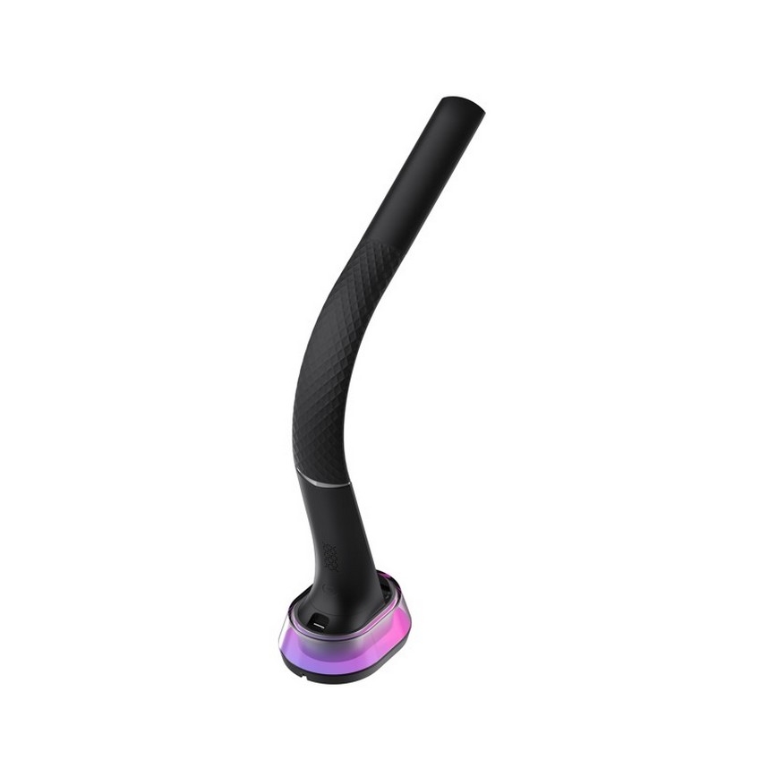 LED RGB Димируема настолна лампа с безжично зареждане CORELLA LED/7W/12/230V черен
