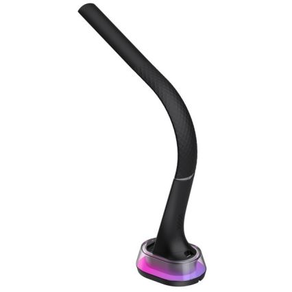 LED RGB Димируема настолна лампа с безжично зареждане CORELLA LED/7W/12/230V черен