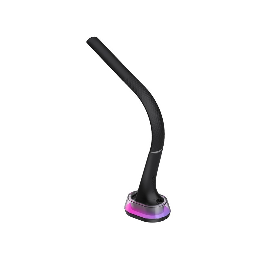 LED RGB Димируема настолна лампа с безжично зареждане CORELLA LED/7W/12/230V черен
