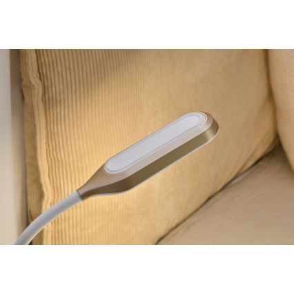 LED RGBW Димируема настолна лампа с будилник FALCON LED/10W/12V