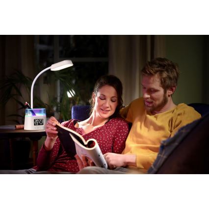 LED RGBW Димируема настолна лампа с моливник FALCON LED/10W/5V