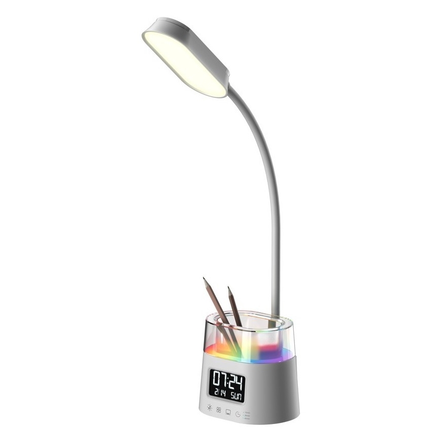 LED RGBW Димируема настолна лампа с моливник FALCON LED/10W/5V