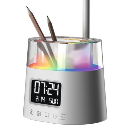 LED RGBW Димируема настолна лампа с моливник FALCON LED/10W/5V