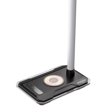 LED RGBW Димируема настолна лампа с Qi зареждане 30W/230V 3000K/4000K/5000K черен