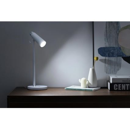 LED Димируема настолна лампа с безжично Qi зареждане TIT LED/12W/230V бял