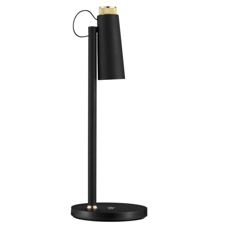 LED Димируема настолна лампа с безжично Qi зареждане TIT LED/12W/230V черен