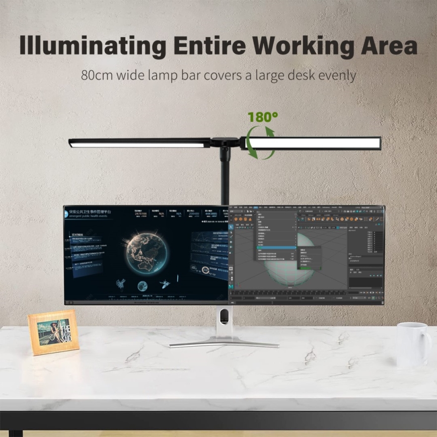 LED Гъвкав димируема осветление за монитор OFFICE LED/24W/230V 2700-6300K CRI 95