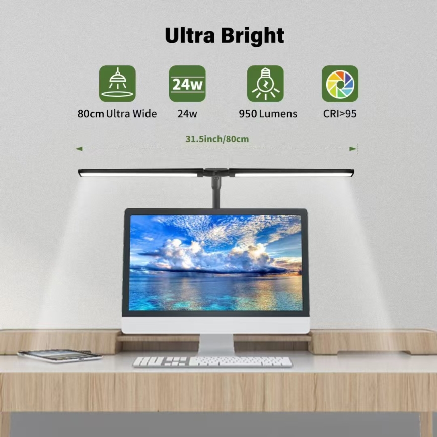 LED Гъвкав димируема осветление за монитор OFFICE LED/24W/230V 2700-6300K CRI 95