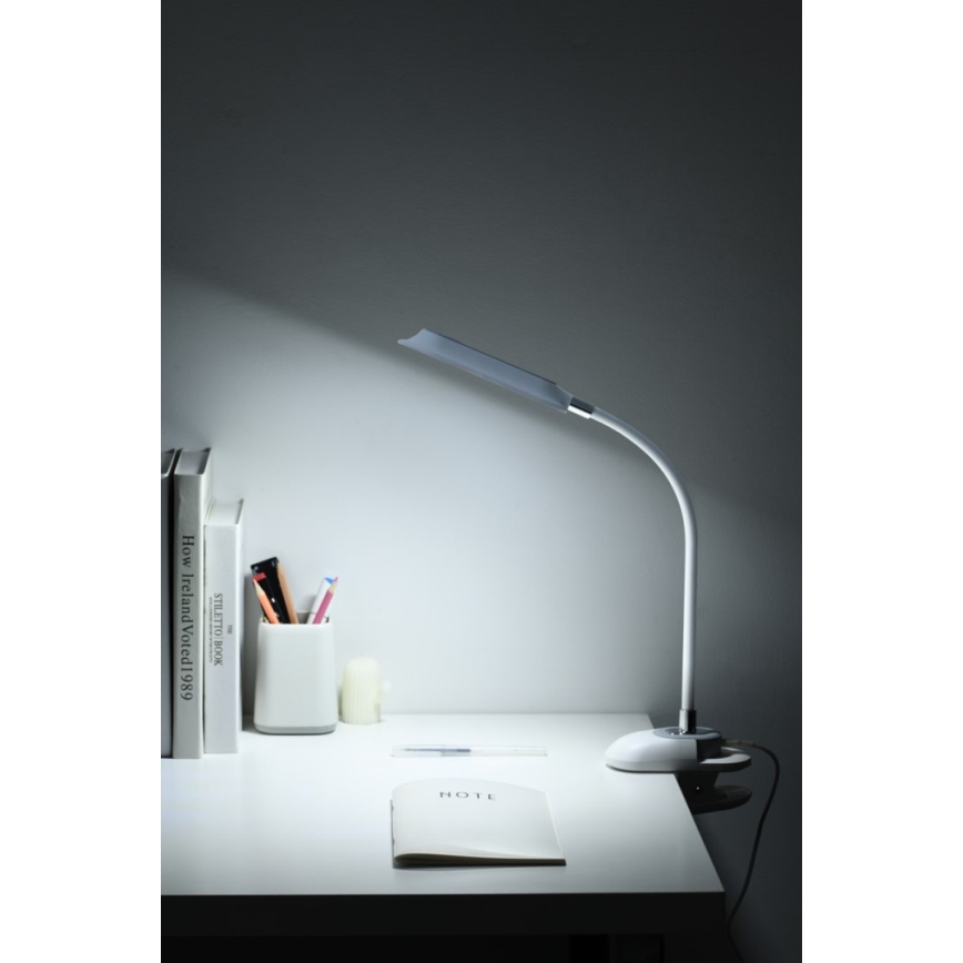 LED+CCT Димируема настолна лампа с щипка CLIP LED/7,5W/230V 3000/4200/5000K бяла