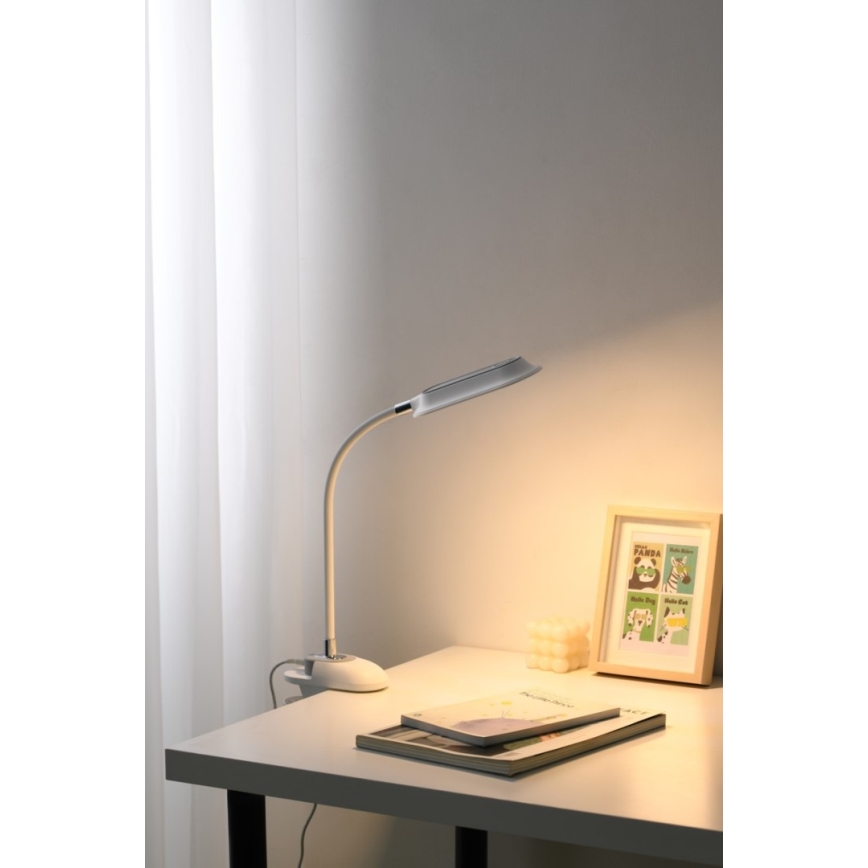 LED+CCT Димируема настолна лампа с щипка CLIP LED/7,5W/230V 3000/4200/5000K бяла