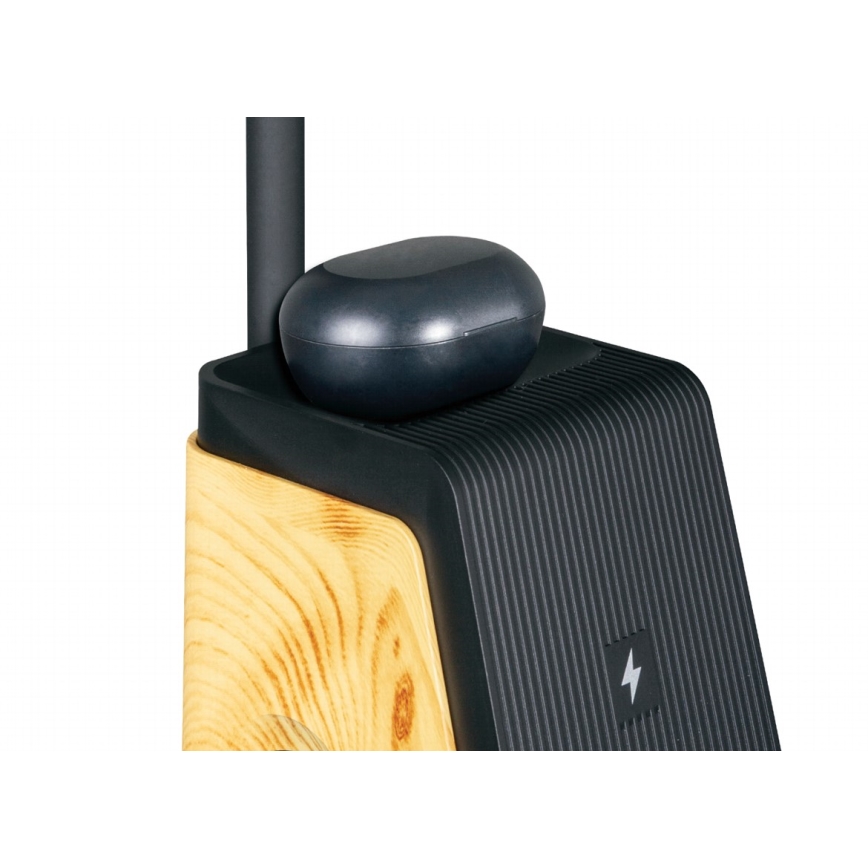 LED+CCT Димируема настолна лампа с безжично зареждане QI IDEAL LED/8W/230V 2700/4000/5000K бежова