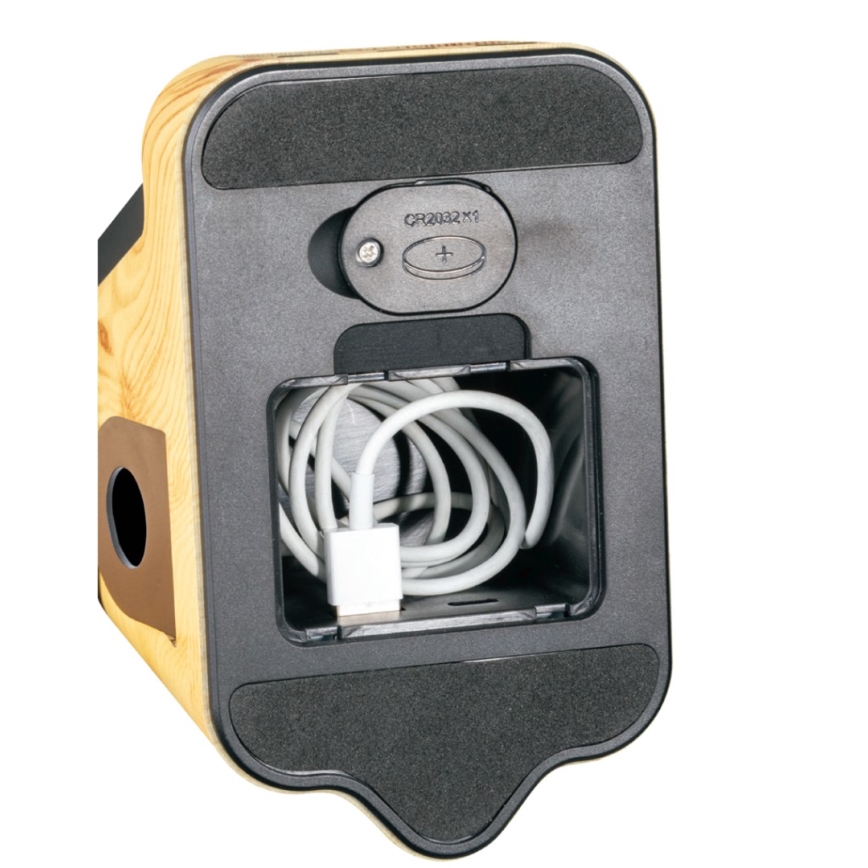 LED+CCT Димируема настолна лампа с безжично зареждане QI IDEAL LED/8W/230V 2700/4000/5000K бежова