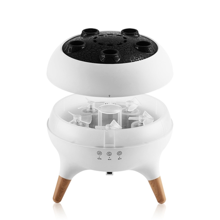 Immax 09104L - Арома дифузер и овлажнител за въздух JELLYFISH LED/11W/5V