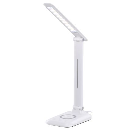 LED димируема настолна лампа с безжично зареждане QI и USB LUMI LED/7W/230V бяла