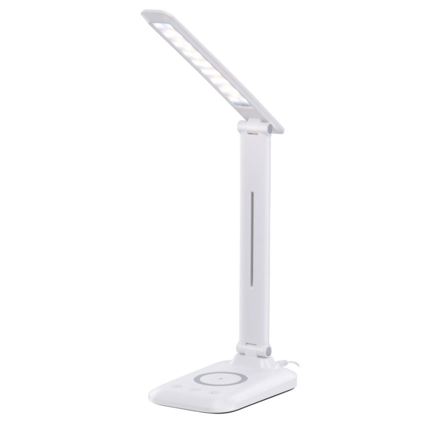 LED димируема настолна лампа с безжично зареждане QI и USB LUMI LED/7W/230V бяла