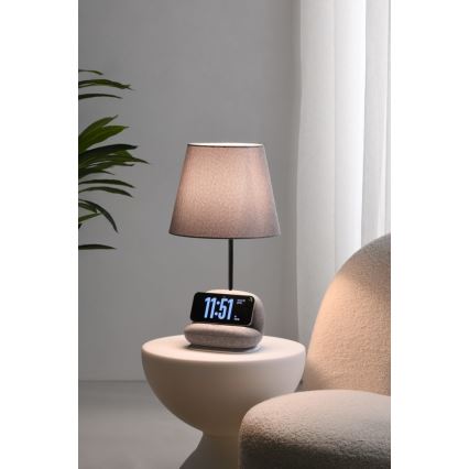 LED димируема настолна лампа с безжично зареждане Qi SOFA LED/6W/230V сива