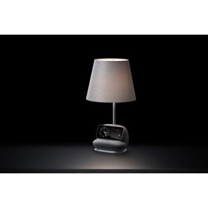 LED димируема настолна лампа с безжично зареждане Qi SOFA LED/6W/230V сива