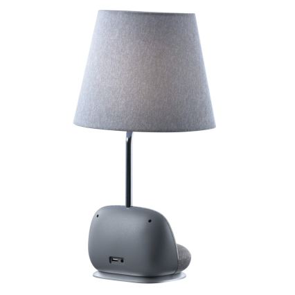LED димируема настолна лампа с безжично зареждане Qi SOFA LED/6W/230V сива