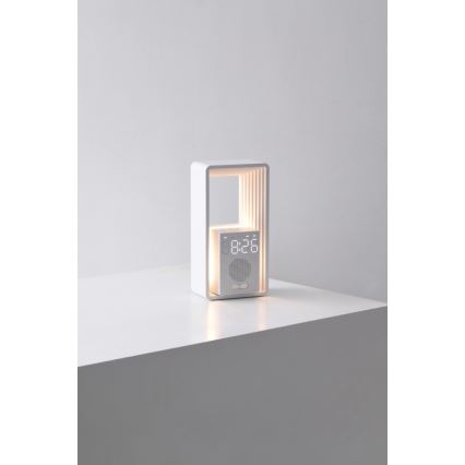 LED настолна лампа с будилник и функция за зареждане CALM LED/3,5W/5V