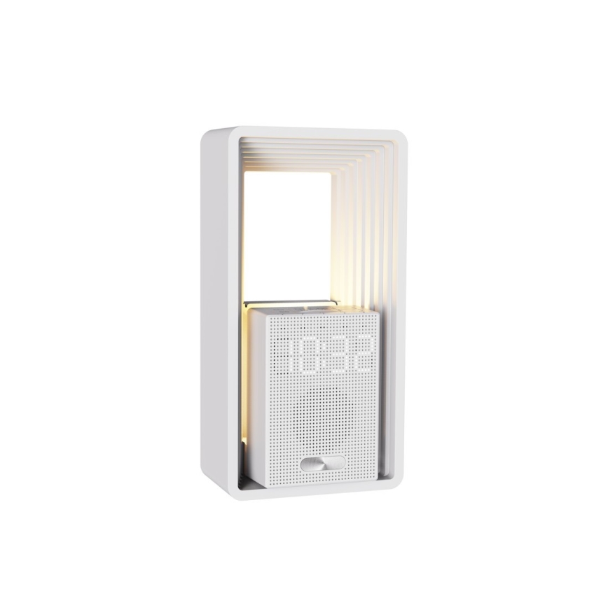 LED настолна лампа с будилник и функция за зареждане CALM LED/3,5W/5V