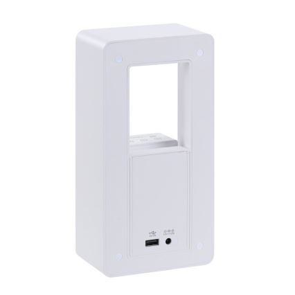 LED настолна лампа с будилник и функция за зареждане CALM LED/3,5W/5V