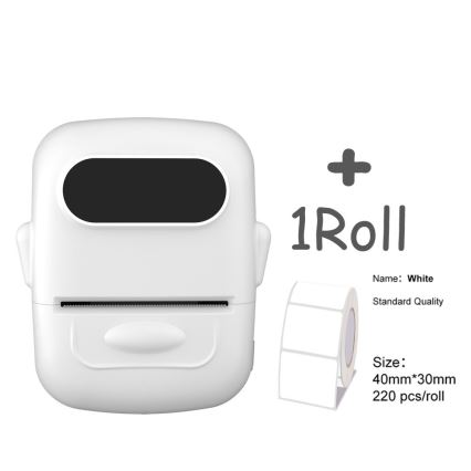 Дигитален принтер за етикети USB-C + самозалепващи се етикети 40x30mm