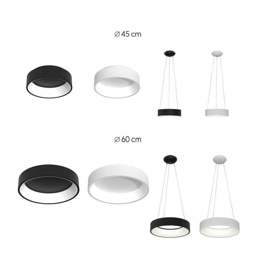 Immax NEO 07022L - LED Димируем пендел с дистанционно управление AGUJERO LED/39W/230V Tuya